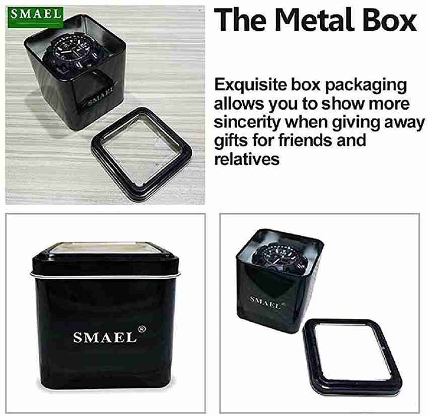 Horse Power SMAEL 1637 Gold SMAEL 1637 Gold Analog Digital Watch