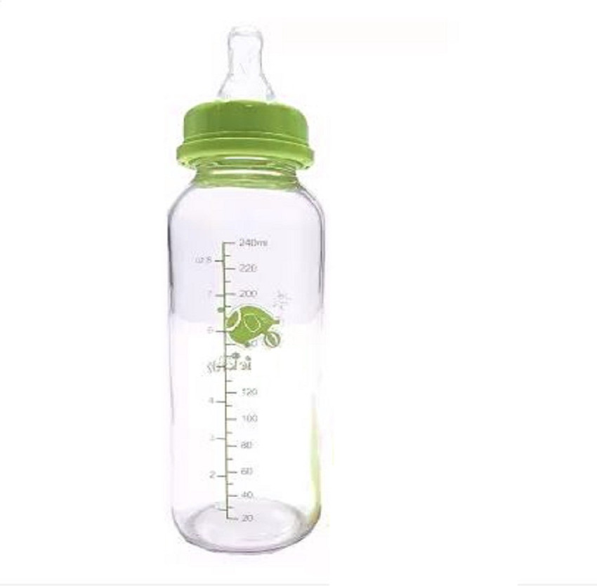 Manan Shopee Baby Anti Colic System Glass Baby Feeding Bottle