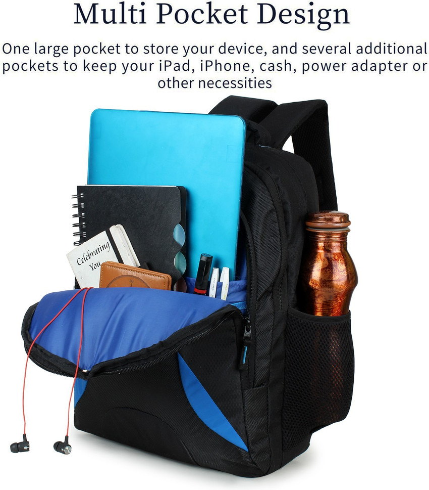 Billion Hi storage official 35 L Laptop Backpack Black Blue