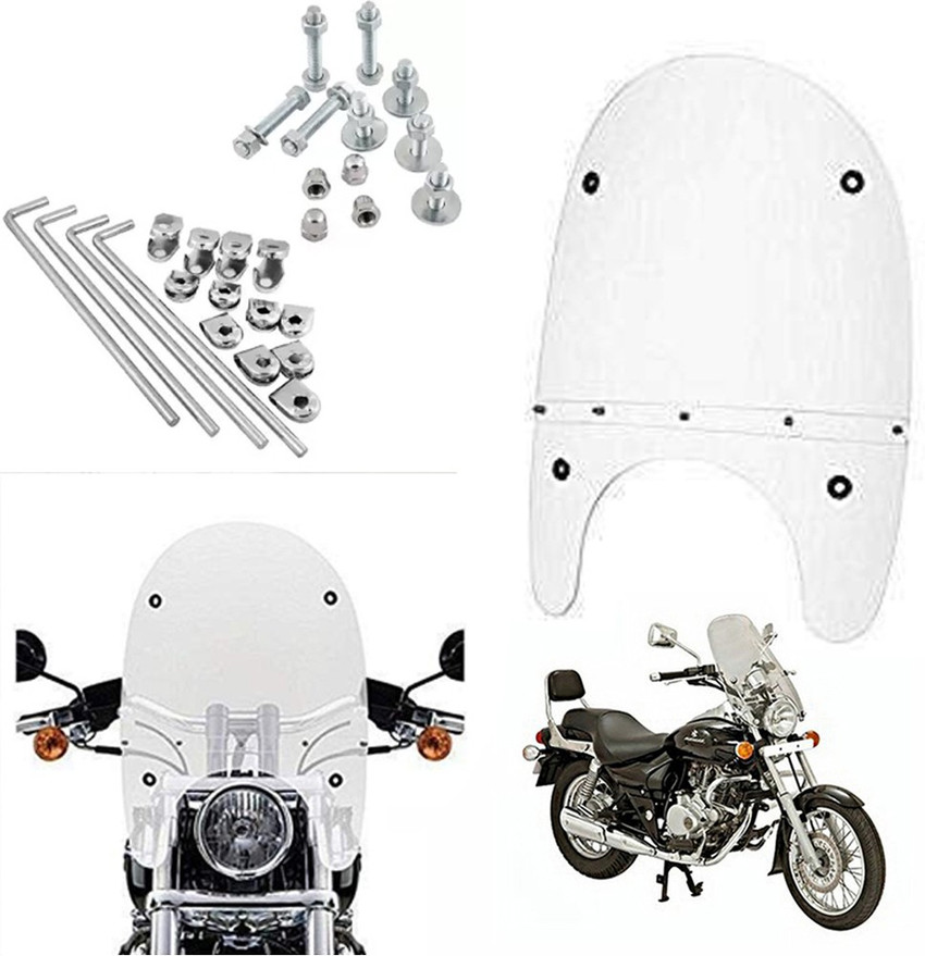Windshield glass deals for bike