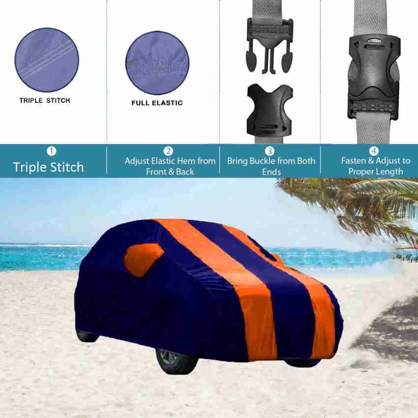Genipap Car Cover For Renault Zoe (With Mirror Pockets) Price in
