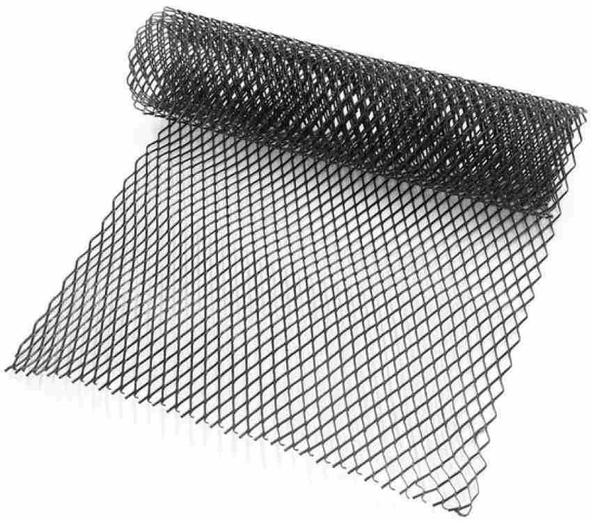 Car Radiator Grille, Aluminium Racing Grille, 10 x 20 mm Hole, Universal  Car Racing Grille, Mesh Net, Grille Body, Bumper, Diamond Shaped Grill,  Black