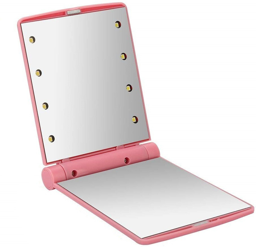 Hand held 2025 mirror with lights