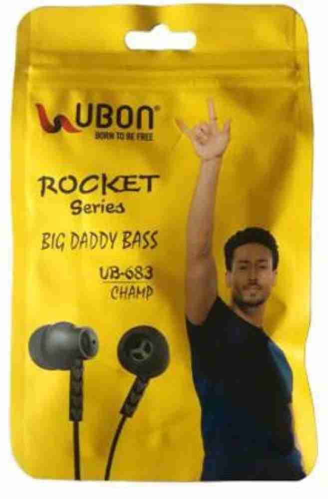 Ubon ROCKET SERIES UB 683 CHAMP BIG DADDY BASS 3.5MM JACK EARPHONE