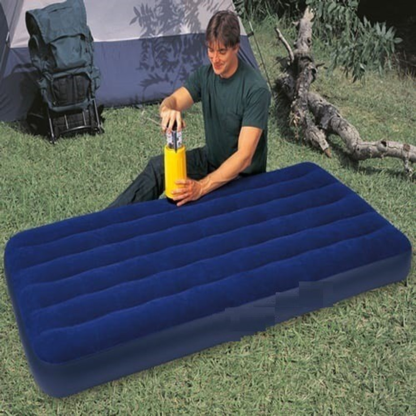 IRIS Inflatable Twin Classic Downy Air Bed Mattress Deluxe High