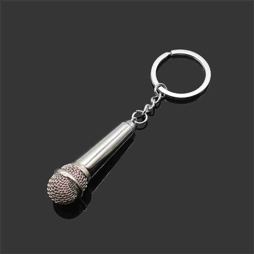 Microphone keyring on sale