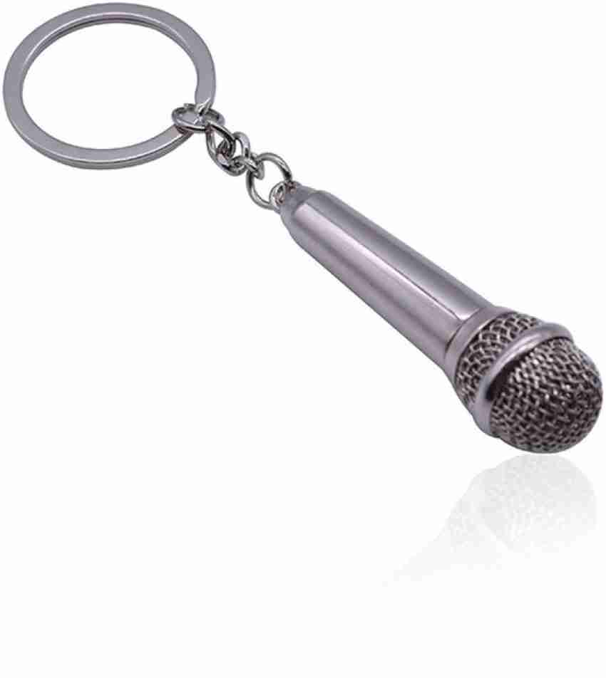 Microphone keychain on sale