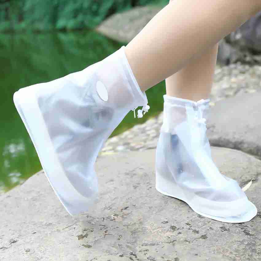 Waterproof Shoes Cover, Non-slip Rain Snow Boots Reusable PVC