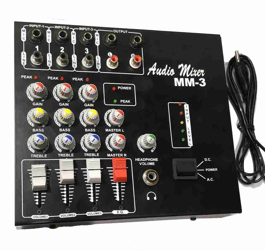 Nx audio best sale mixer 3 channel
