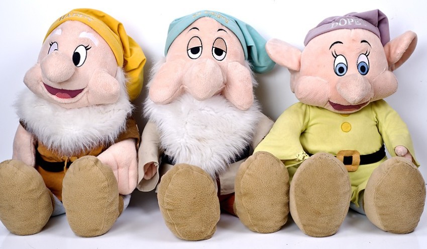 Seven dwarfs soft sale toys