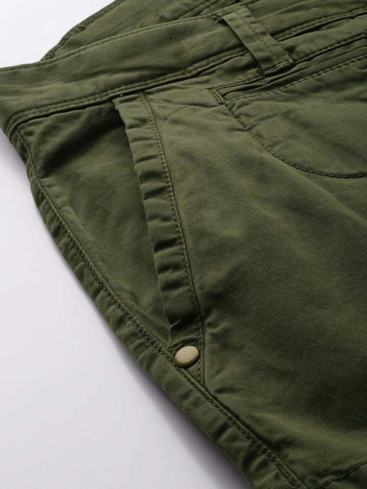 PHOENIX Regular Fit Men Dark Green Trousers - Buy Olivegreen PHOENIX  Regular Fit Men Dark Green Trousers Online at Best Prices in India