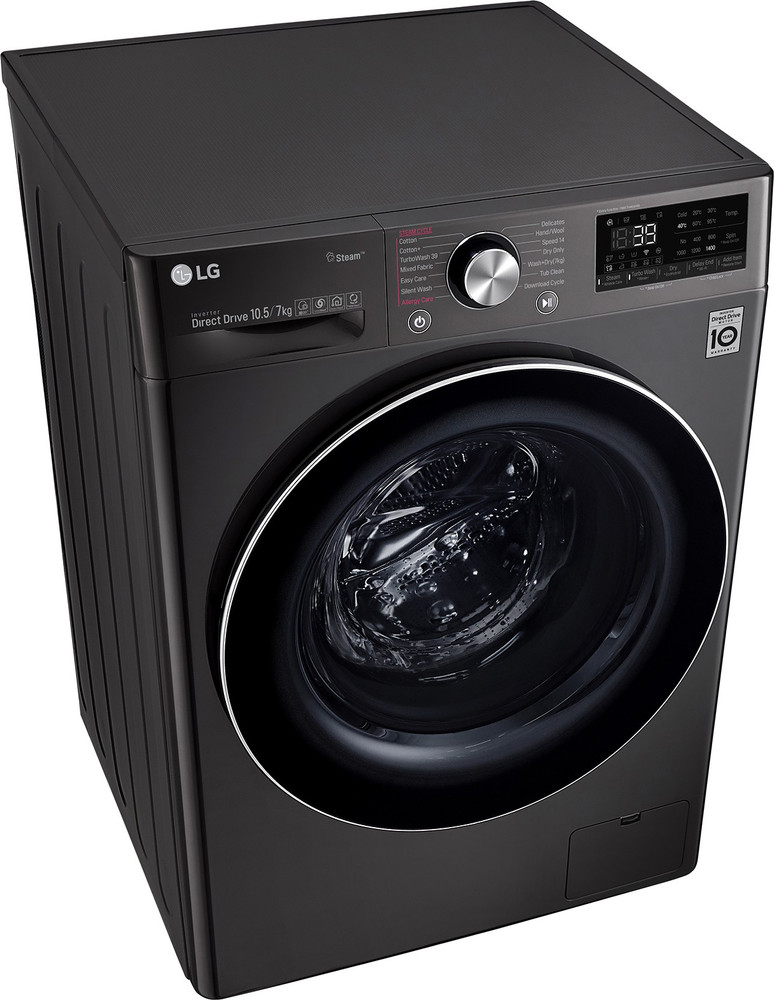 LG 5.0 Cu. Ft. High-Efficiency Stackable Smart Front Load Washer