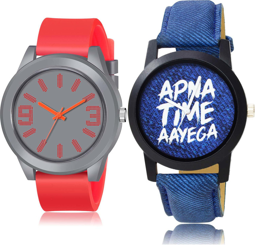 GROOT Analog Watch For Men Buy GROOT Analog Watch For Men New Heart Sports And Apna Time Aayega Combo Watch For Boys And Men BM101 BO41 Online at Best