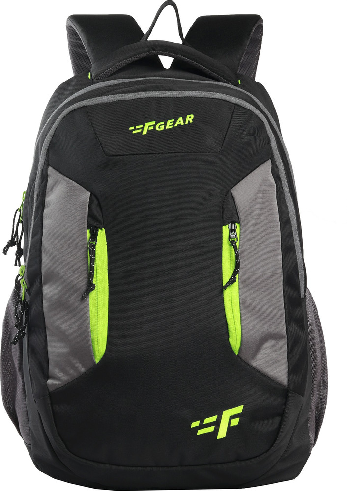 F GEAR Amigo Guc Black Gry F Grn 37 L Laptop Backpack Black Gry F Grn Price in India Flipkart