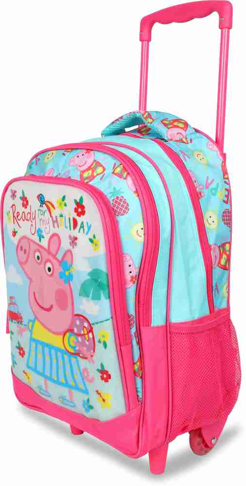 Peppa Pig Ready For Holiday Trolley Bag Primary 1st 4th Std School Bag