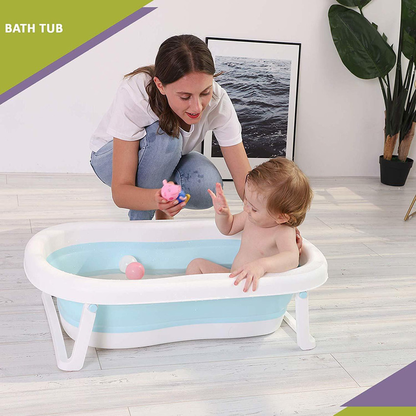Newborn top folding bathtub