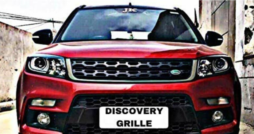 SDR Front Grill for Maruti Suzuki Vitara Brezza (Range Rover Style) :  : Car & Motorbike