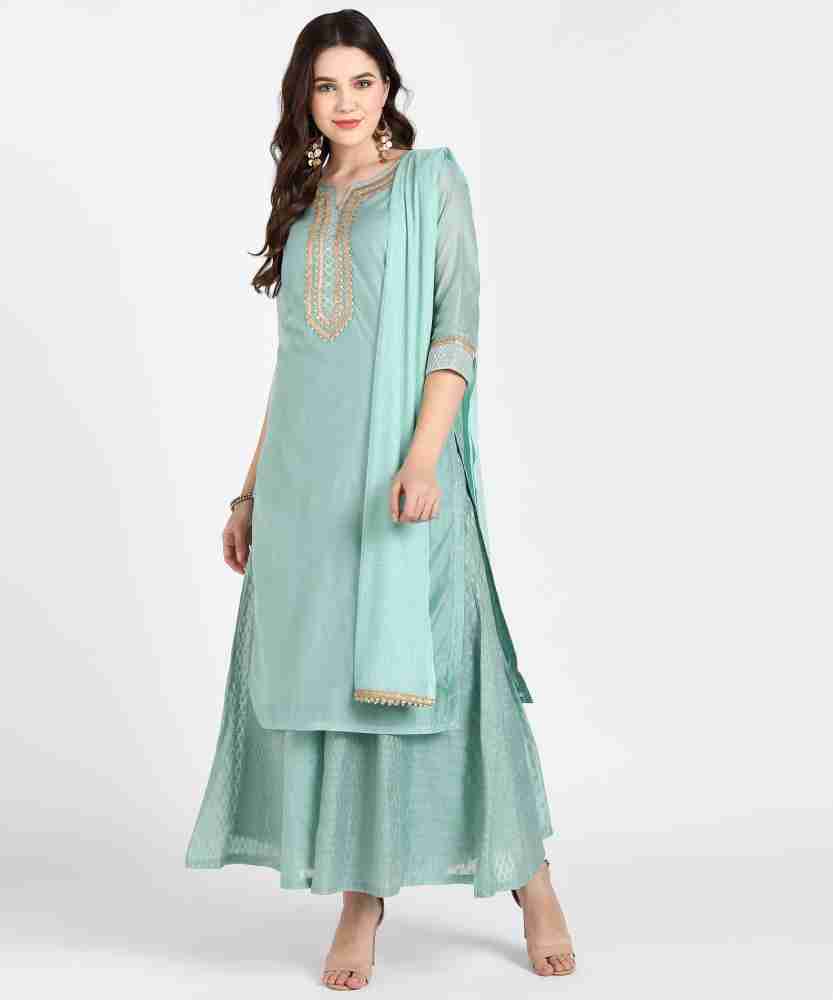 Rangmanch by Pantaloons Women Kurta Pant Dupatta Set - Buy Rangmanch by  Pantaloons Women Kurta Pant Dupatta Set Online at Best Prices in India