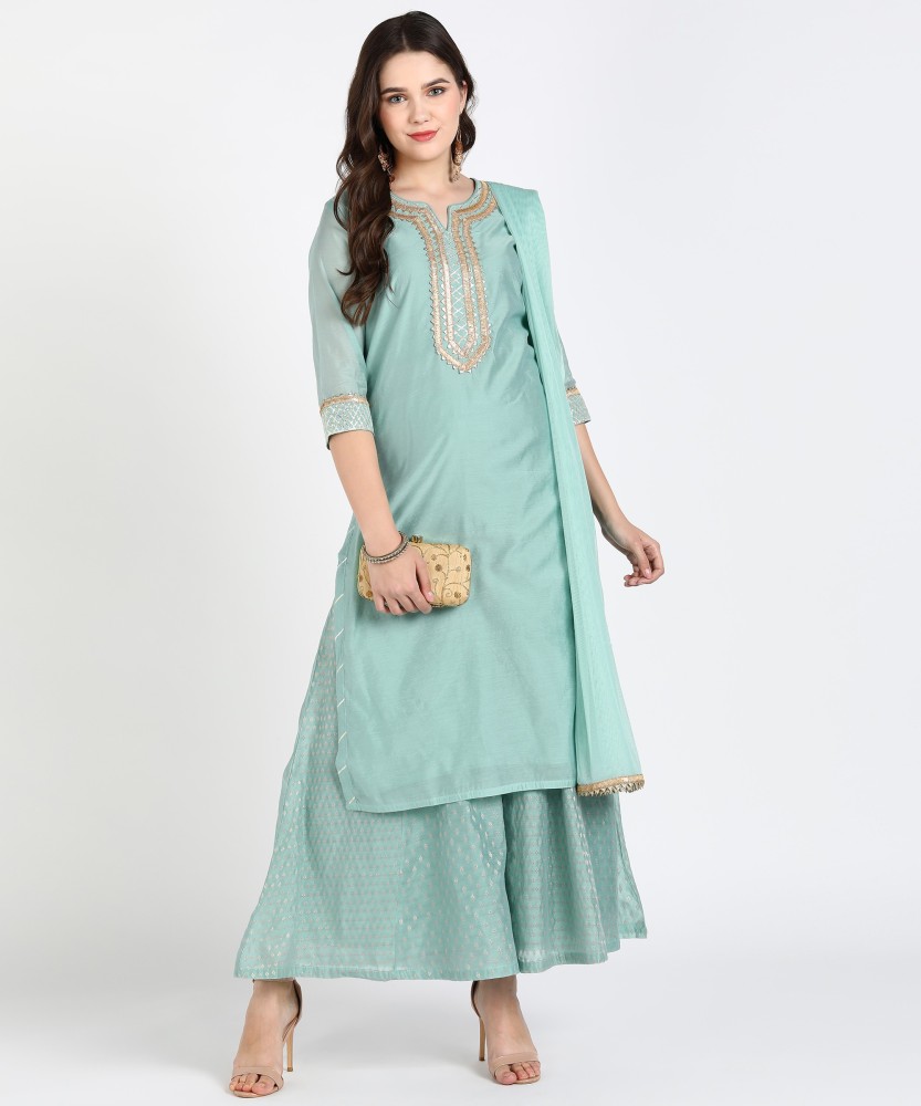 Rangmanch by Pantaloons Women Kurta Palazzo Set - Buy Rangmanch by  Pantaloons Women Kurta Palazzo Set Online at Best Prices in India