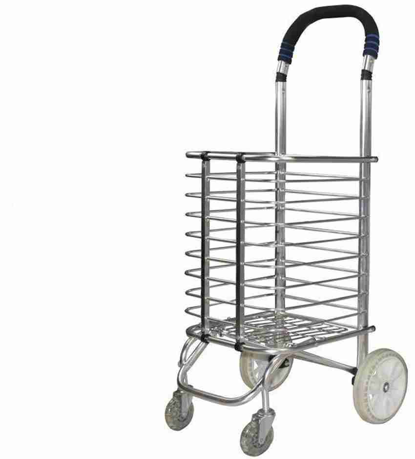 Aluminium outlet luggage trolley