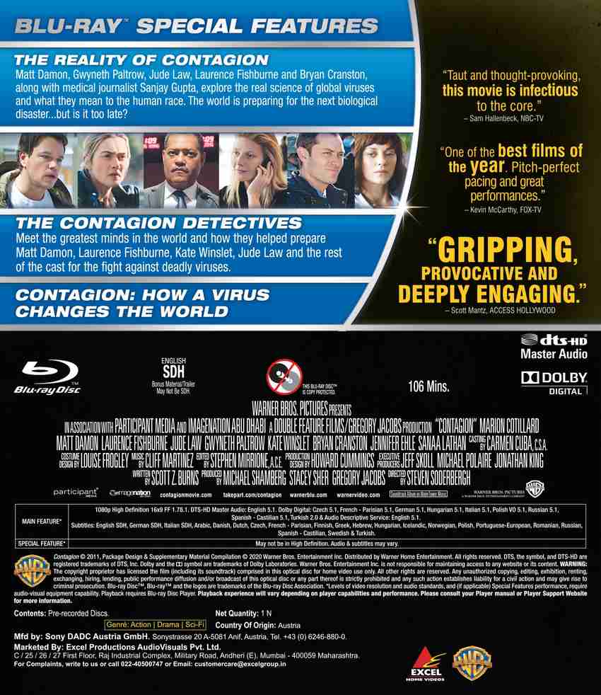 Contagion movie best sale with english subtitles