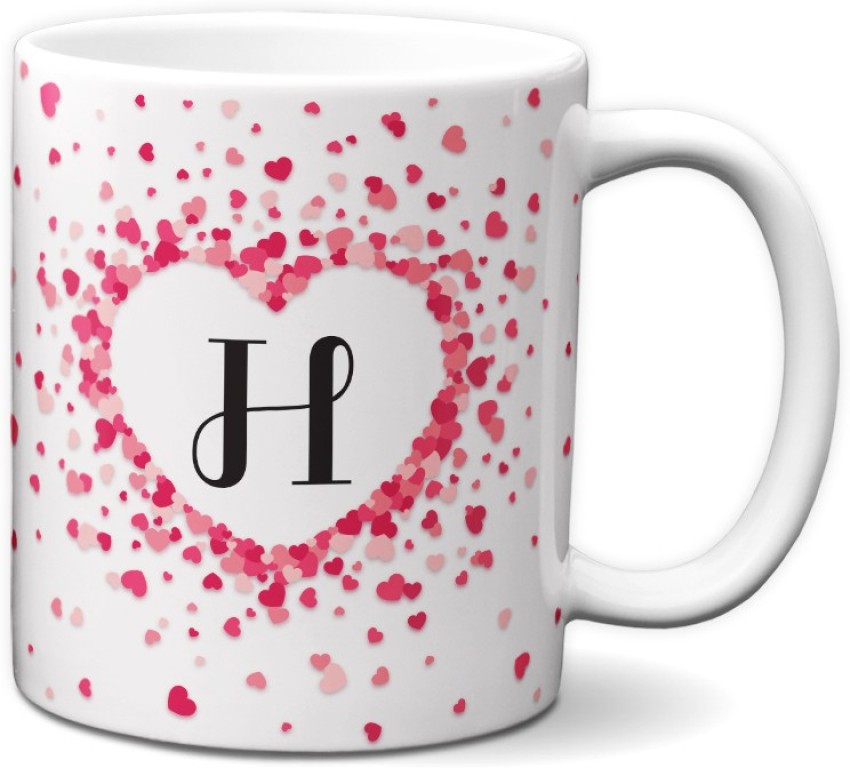 alphabet h in heart