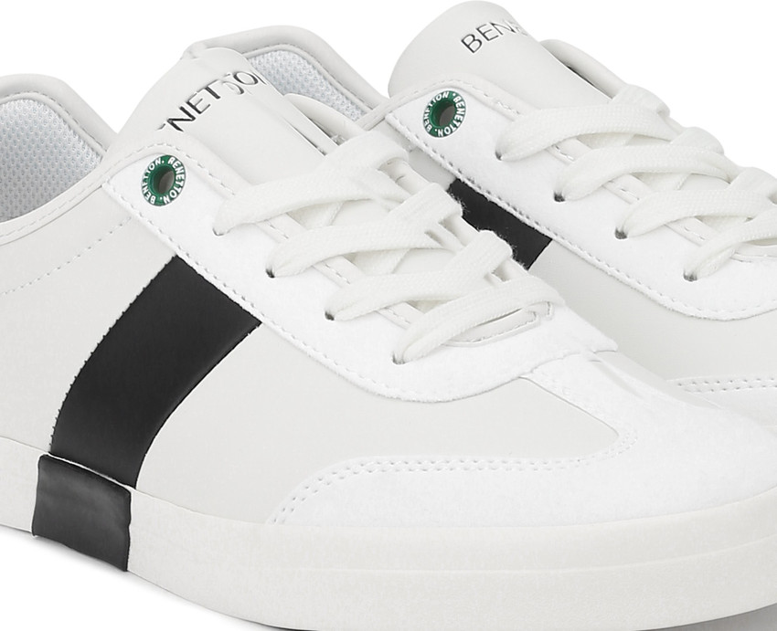 United colors of benetton men white sneakers outlet