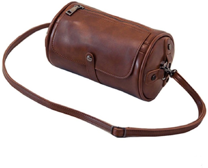 Cylindrical cheap sling bag