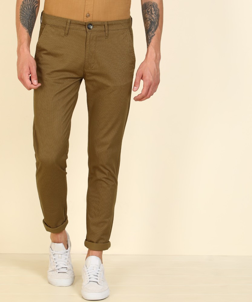 Wrangler Slim Fit Men Beige Trousers  Buy Wrangler Slim Fit Men Beige  Trousers Online at Best Prices in India  Flipkartcom