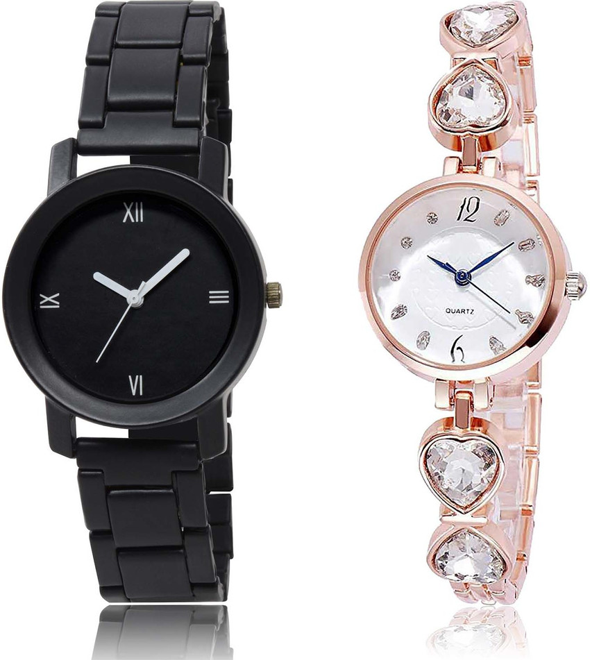 GROOT combo watch Analog Watch For Women Buy GROOT combo watch Analog Watch For Women Best Fashionable Love Valentine Couple And Love Heart Combo Watch For Girls And Women