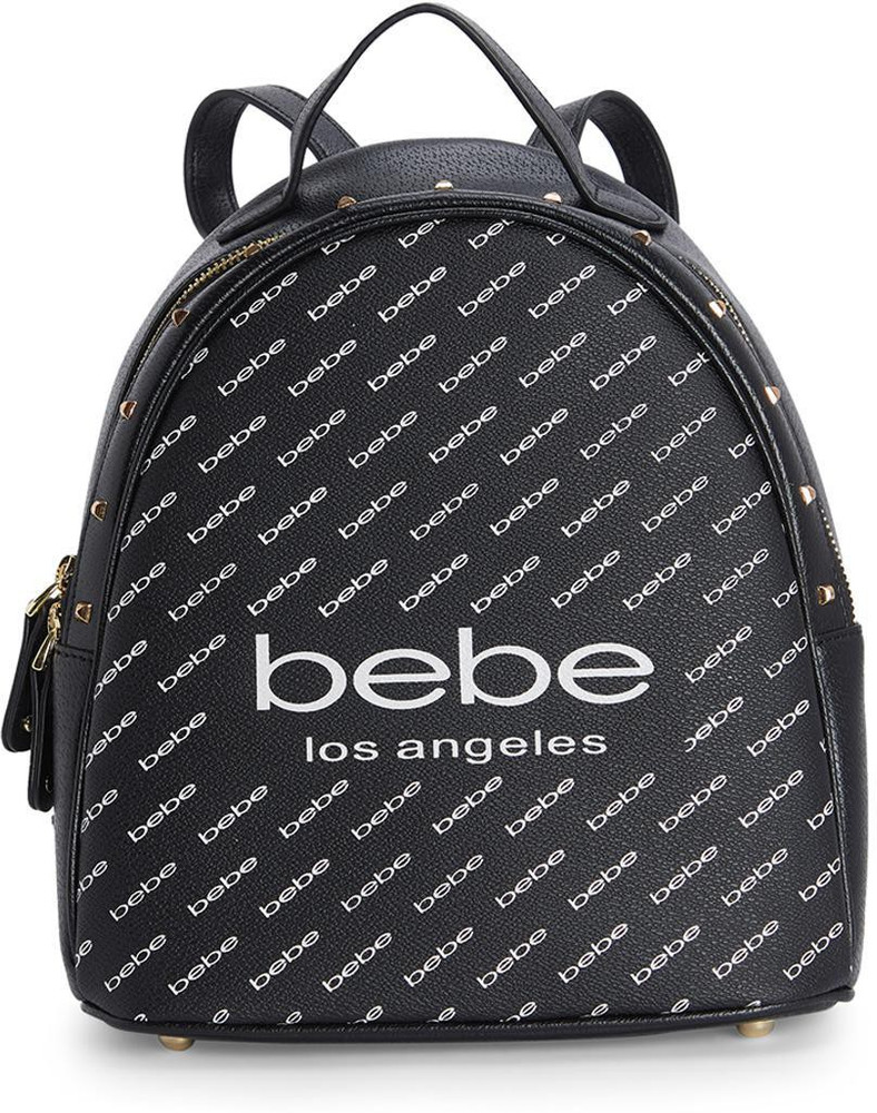 Bebe black top backpack purse