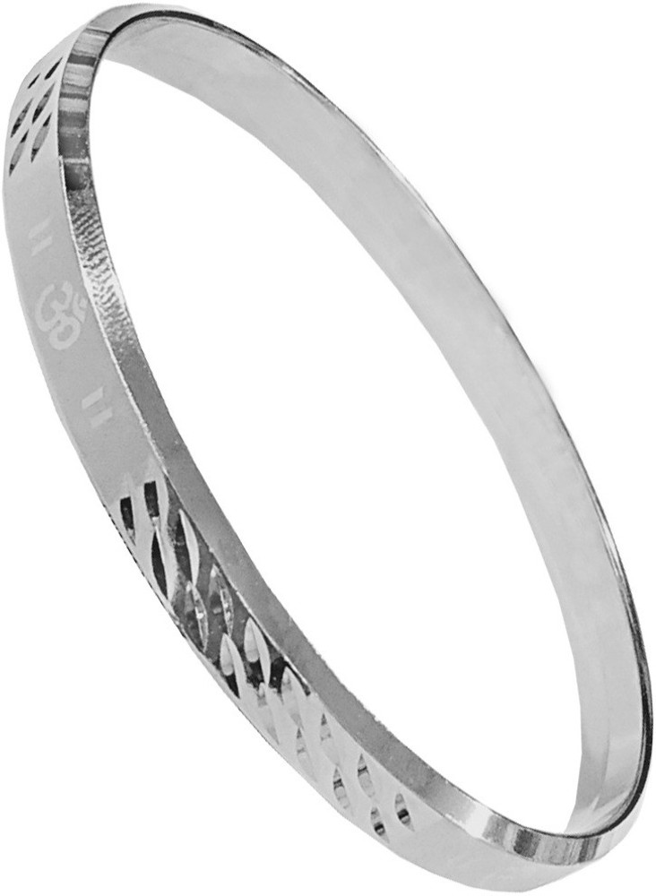 Men Style Silver Sterling Silver Kada Price in India Buy Men Style Silver Sterling Silver Kada Online at Best Prices in India Flipkart