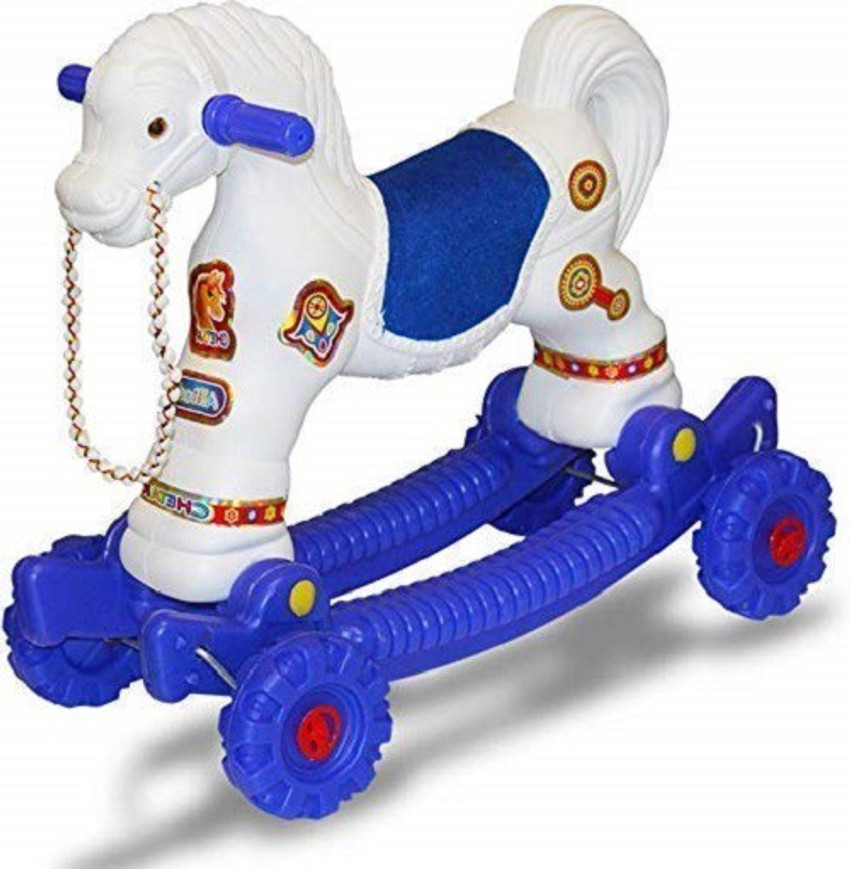 moreyaji 2 in 1 Baby Horse Rider for Kids Rideons Wagons Non Battery Operated Ride On