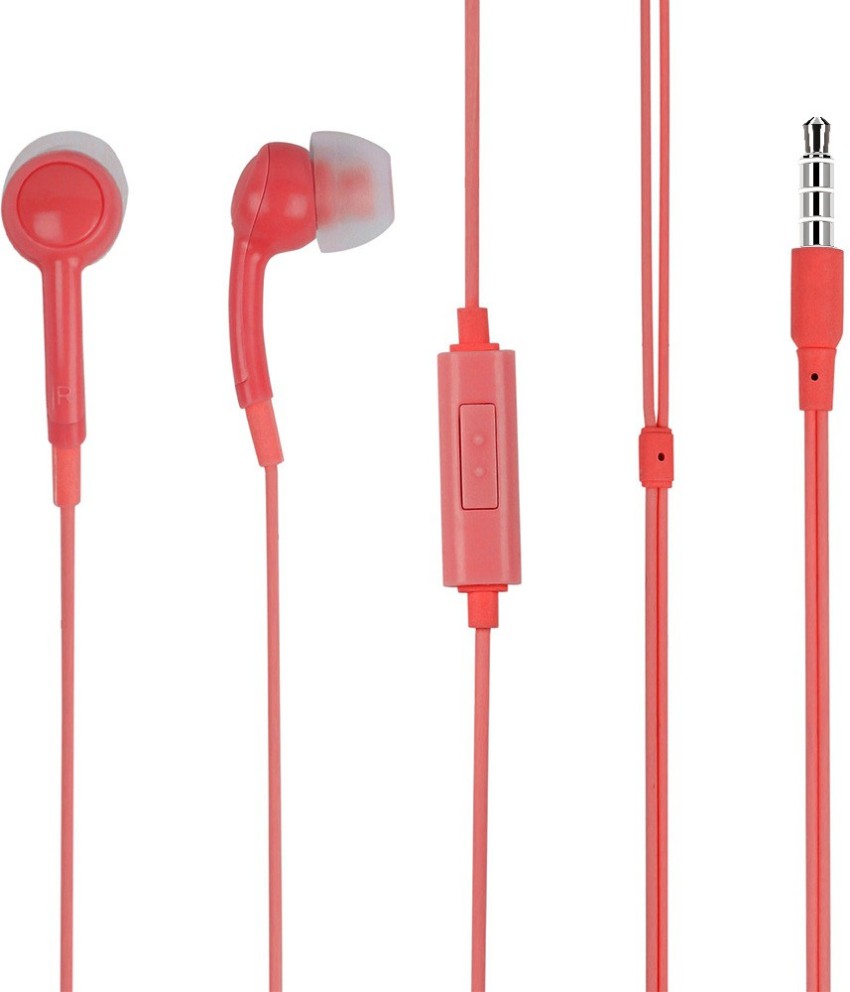 MINISO Fruit Series In Ear Headphones with Microphone Red Wired