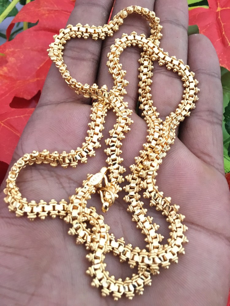 Festive Collection Micro Gold Plated Chain New Model - Sasitrends