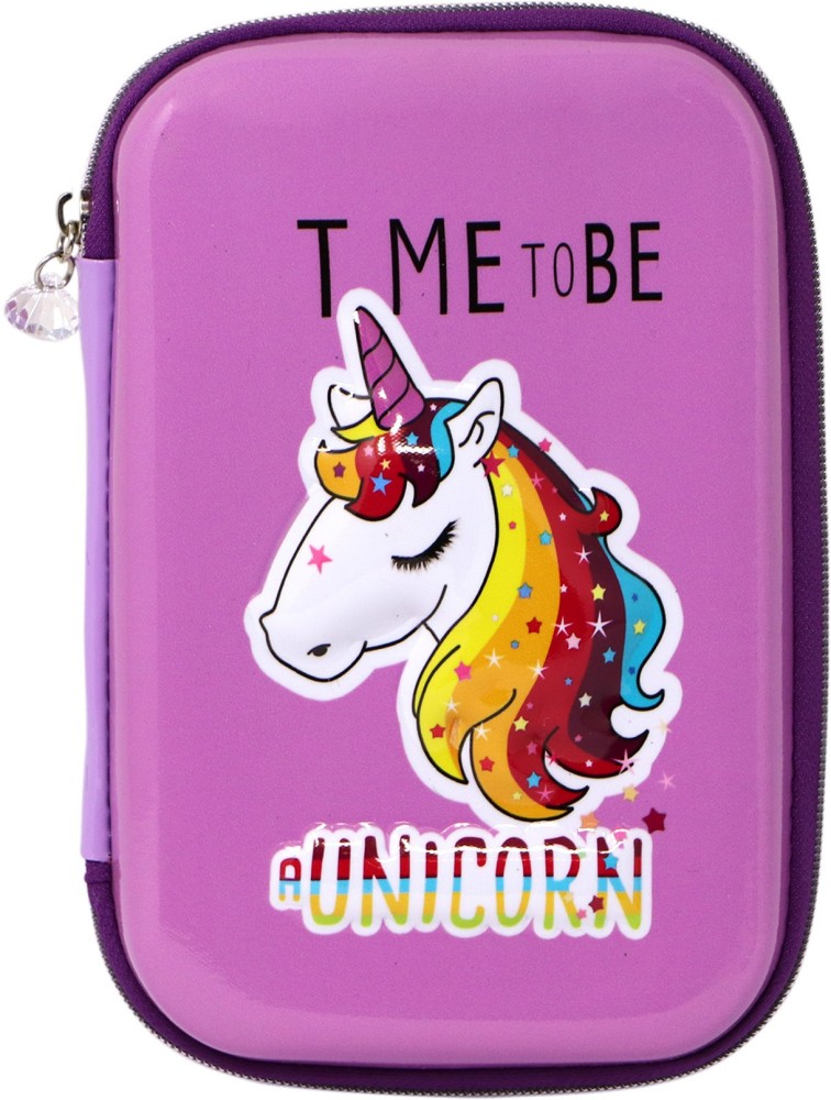 Unicorn Design EVA Cover Pencil Case with Compartments, Pencil