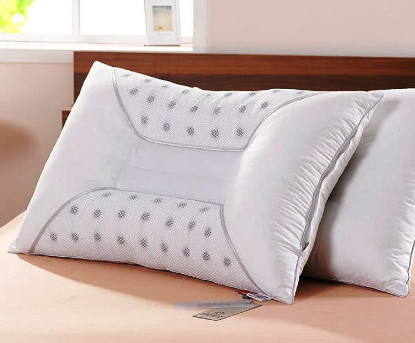 POWERQUALIS Mustard Seeds Stripes Sleeping Pillow Pack of 1 Buy
