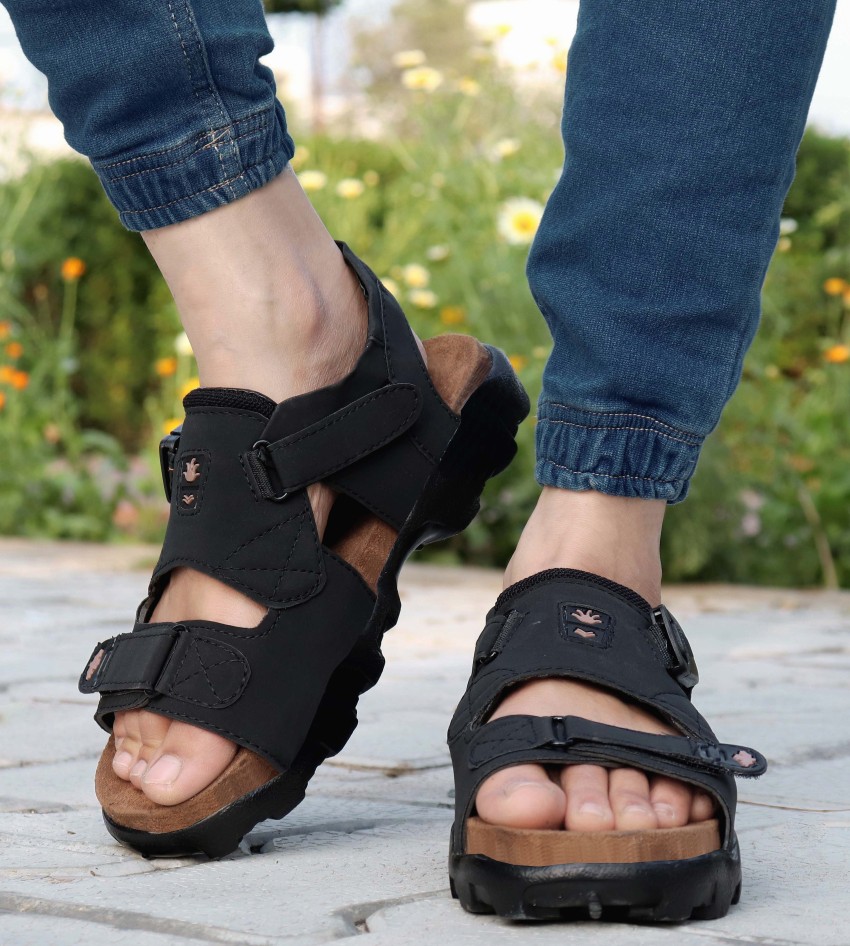 Samyra Men Black Sandals Buy Samyra Men Black Sandals Online at