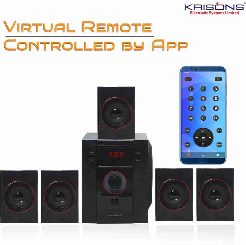 Krisons wireless home theatre with bluetooth speaker and remote discount