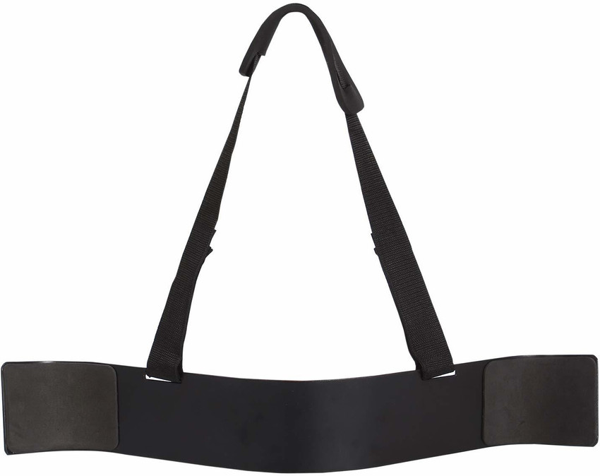 Biceps support belt outlet