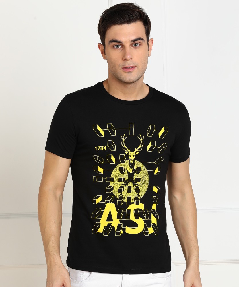 Buy Allen Solly Black T Shirt Online at Low Prices in India 