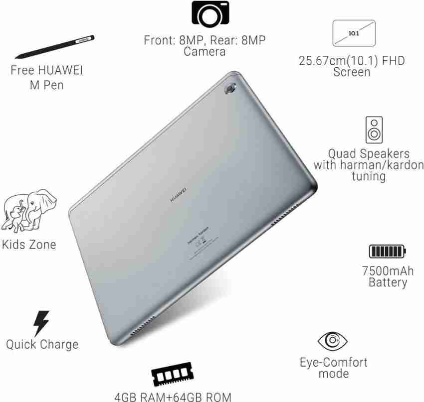 Huawei MediaPad M5 Lite with stylus 4 GB RAM 64 GB ROM 10.1