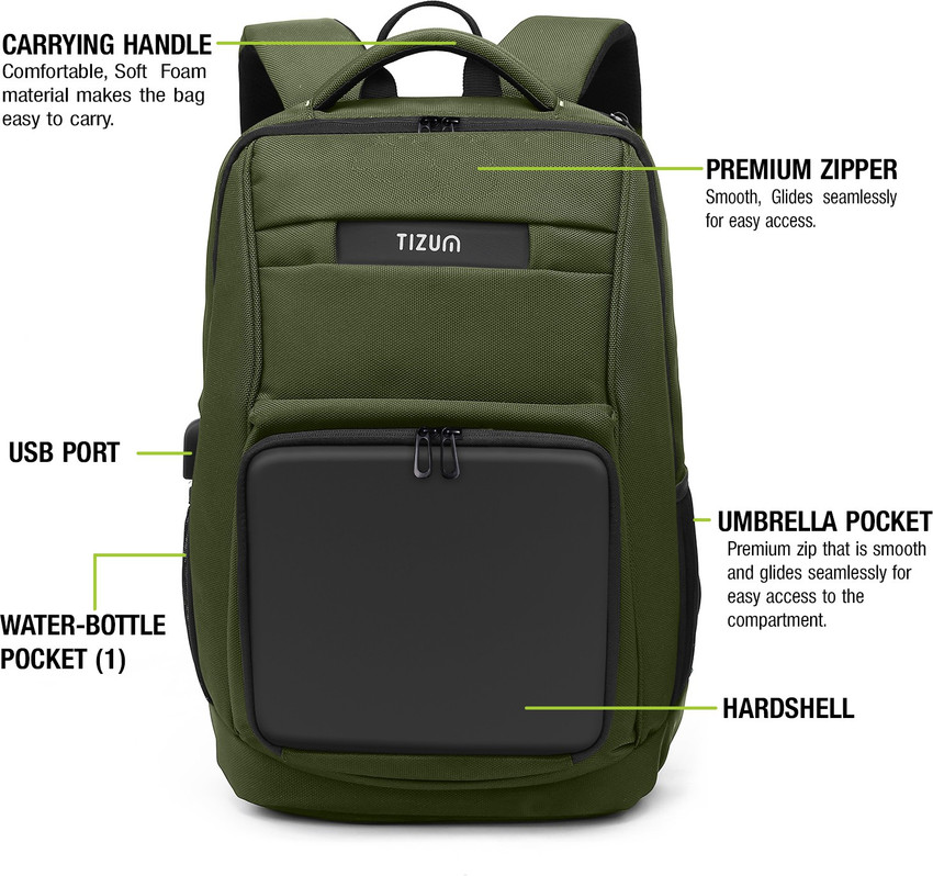 Tizum top laptop bag