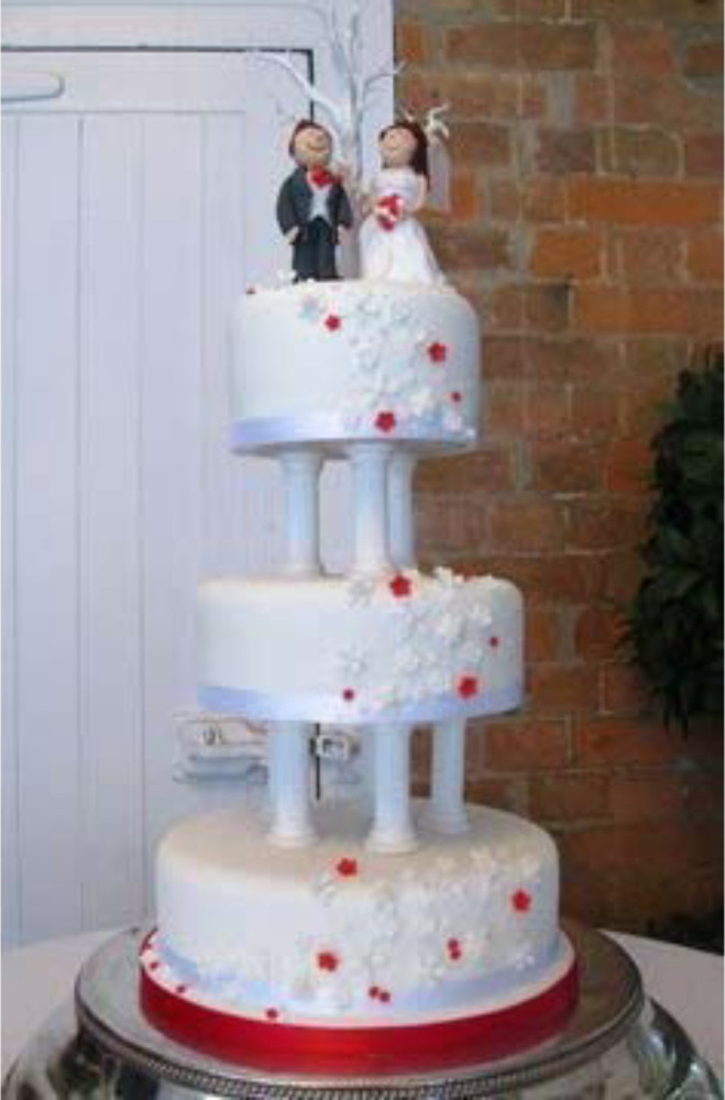Pillar cake stand store