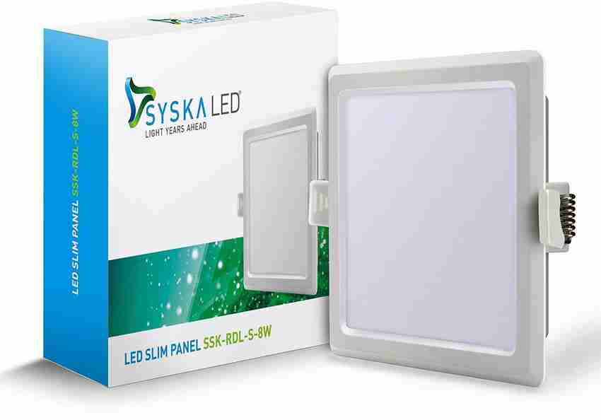 Syska led panel light 8 deals watt