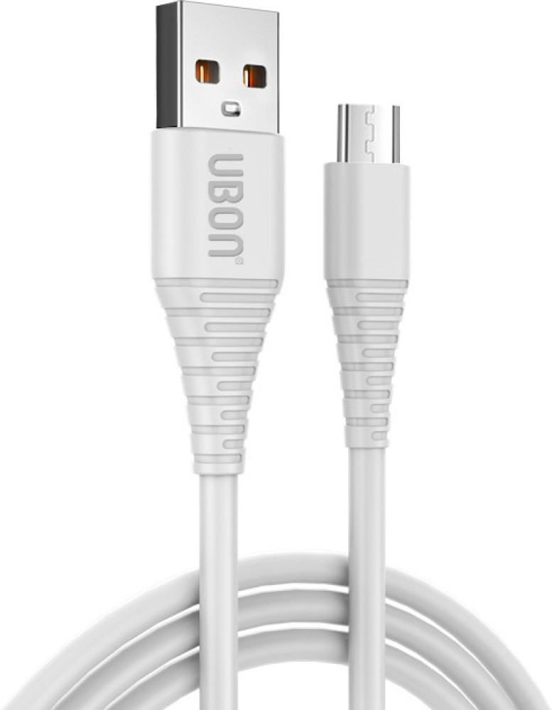 Ubon Micro USB Cable 2 A 1 m WR-550 1 meter cable 2.4A Super Speed Charging  USB cable Universal compatibility for Micro USB devices/mobiles - Ubon 
