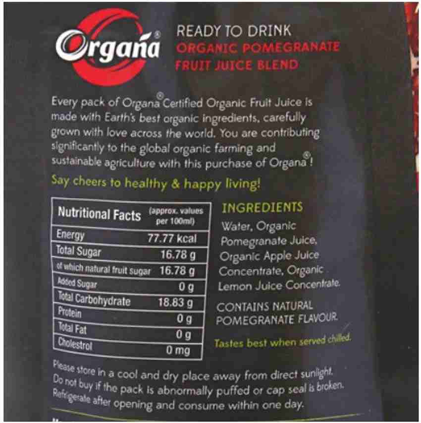 Pomegranate juice nutrition on sale facts