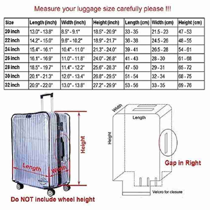 HANDCUFFS 26 Cover Transparent Cover Transparent Luggage Trolley Protective Covers PVC Waterproof Travel Bag Suitcase Cover 26 Inches Luggage Cover Price in India Buy HANDCUFFS 26 Cover Transparent Co...