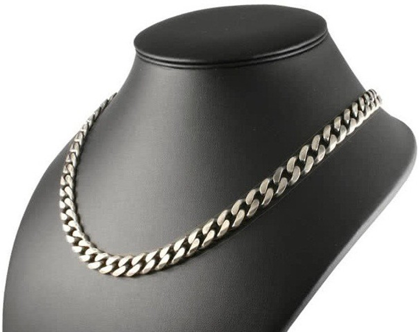 Matte silver chain hotsell
