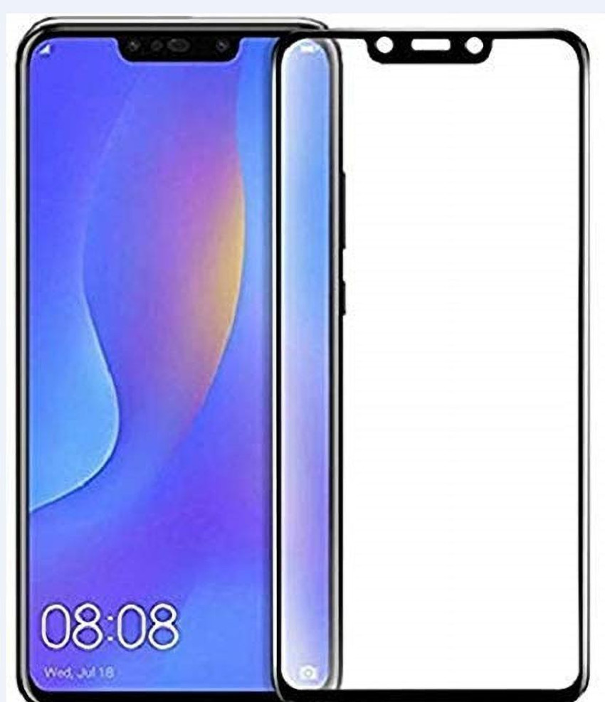 Technology Ahead Tempered Glass Guard for Huawei Nova 3 (Black  